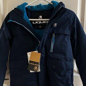 Boy's Liquid Fleece Lined Spring Jacket Size 7/8 NWT